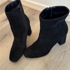 Black Suede Ankle Boots
